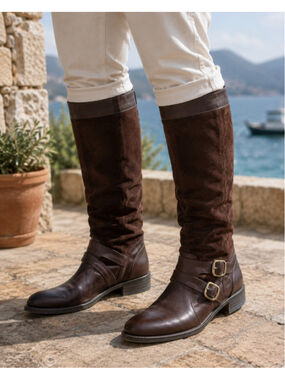 Women's Lucky Brand Brown Lace Up Boots 6.5 Summer Sale